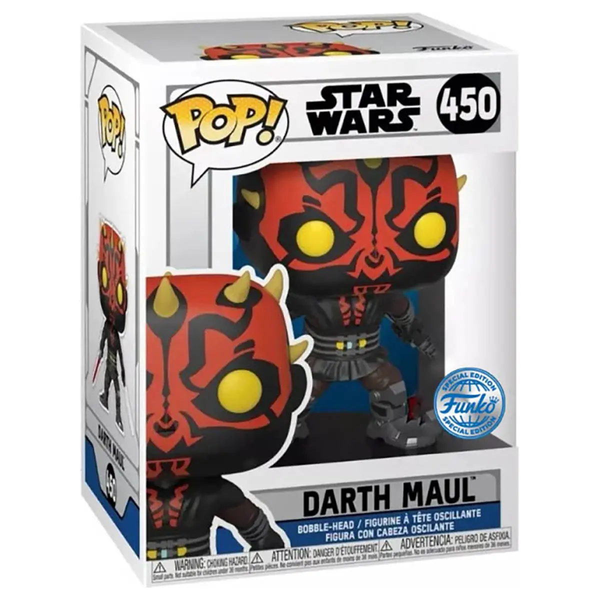 Funko Pop! Star Wars: Darth Maul With Saber Bobble-Head Vinyl Figure #450 1