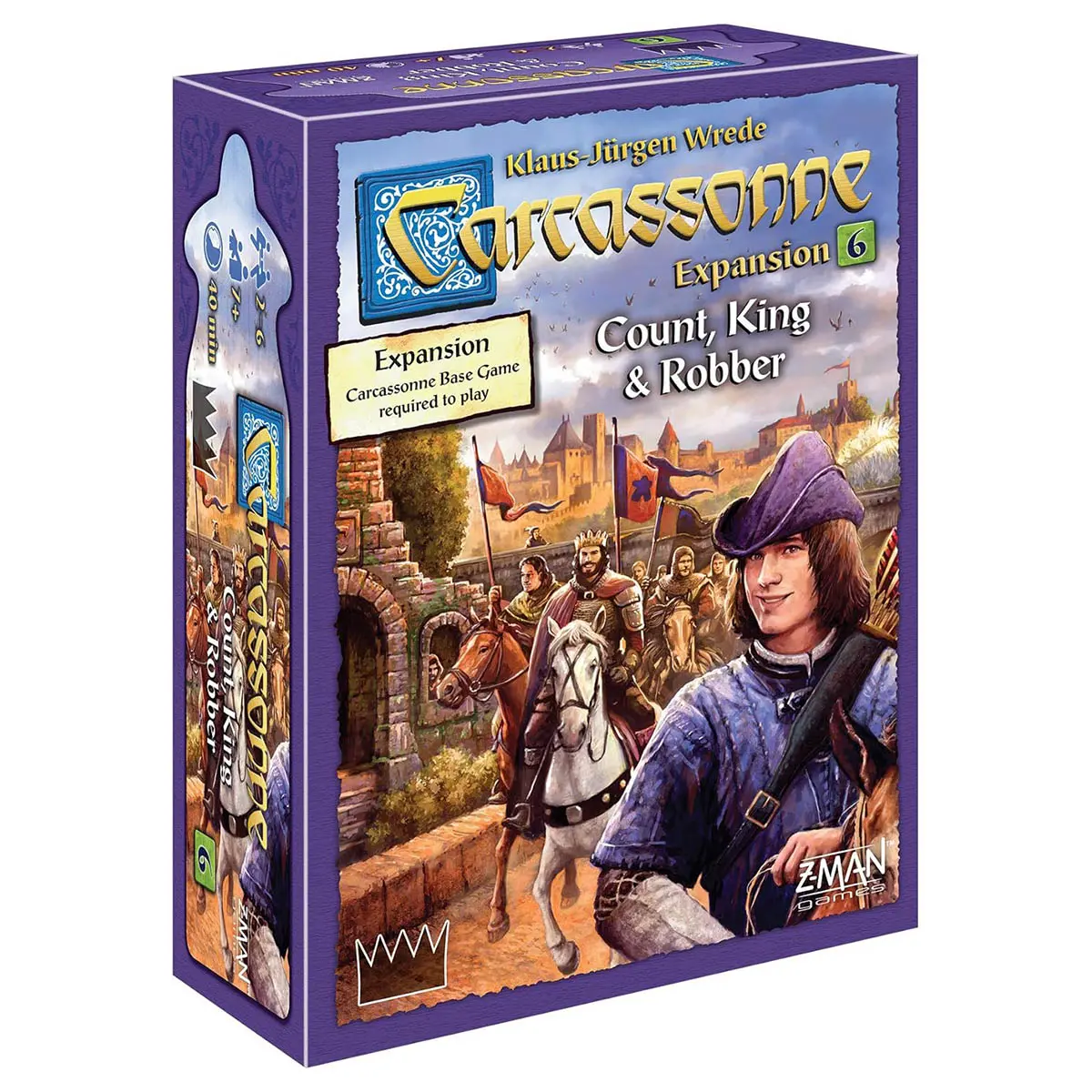 Carcassonne: Count, King & Robber Expansion 6 Game 1