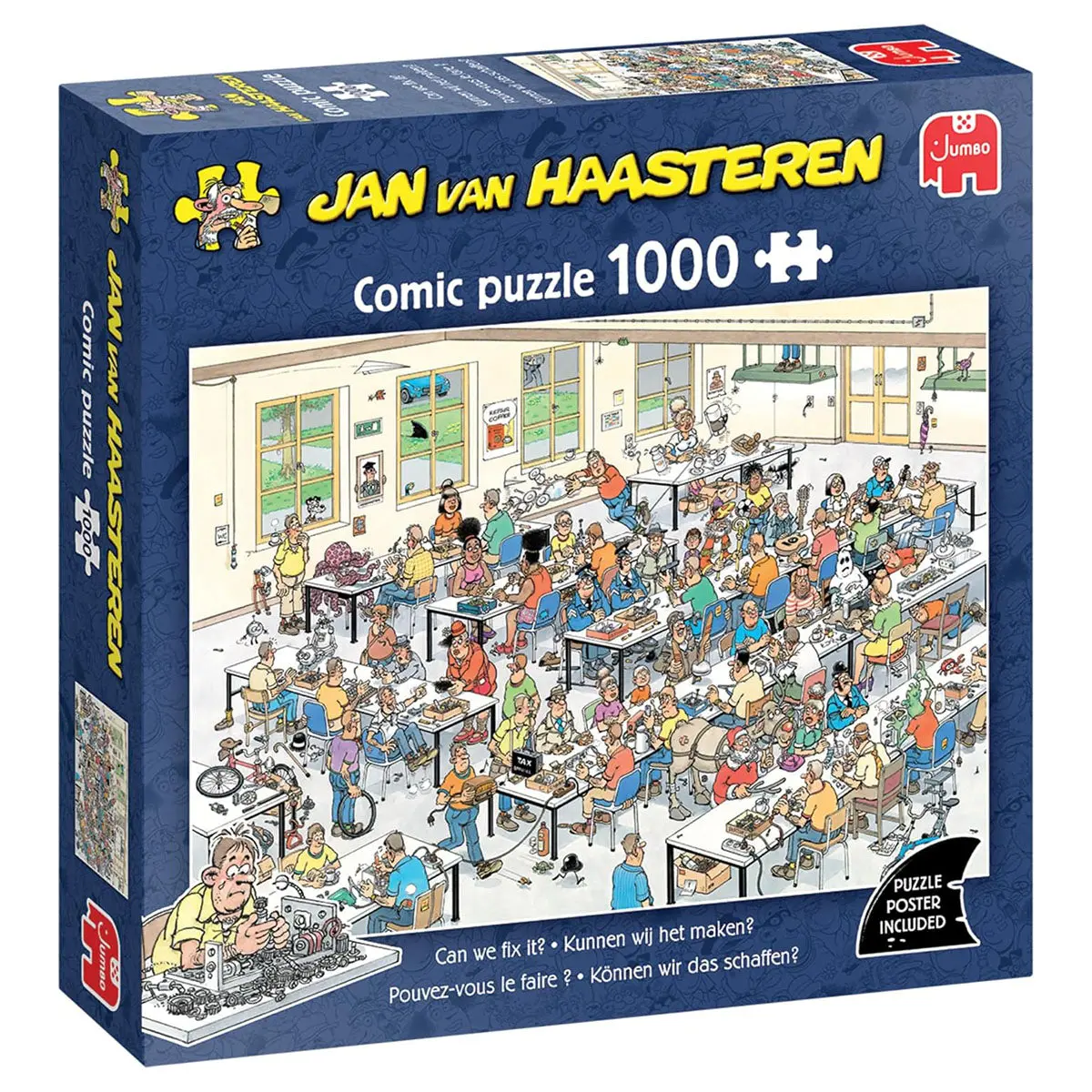 Jan Van Haasteren Can We Fix It? 1000 Piece Comic Puzzle 1
