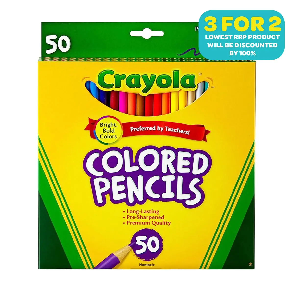 Crayola Coloured Pencils (50 Pack) 1
