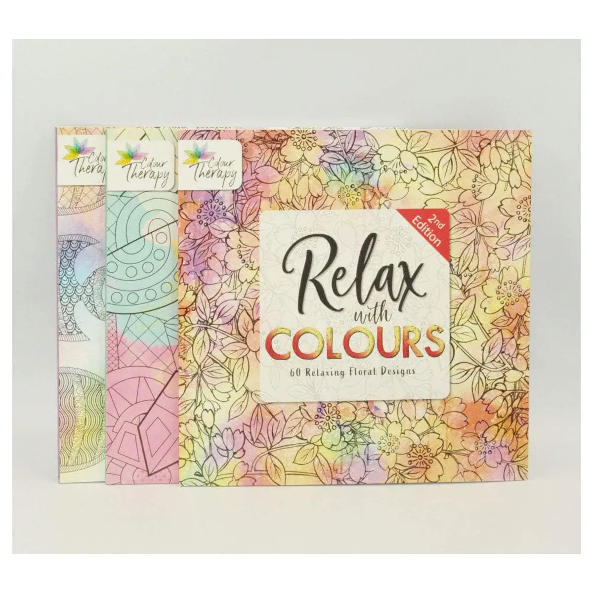 Colour Therapy Floral Colouring Book Series Two 1