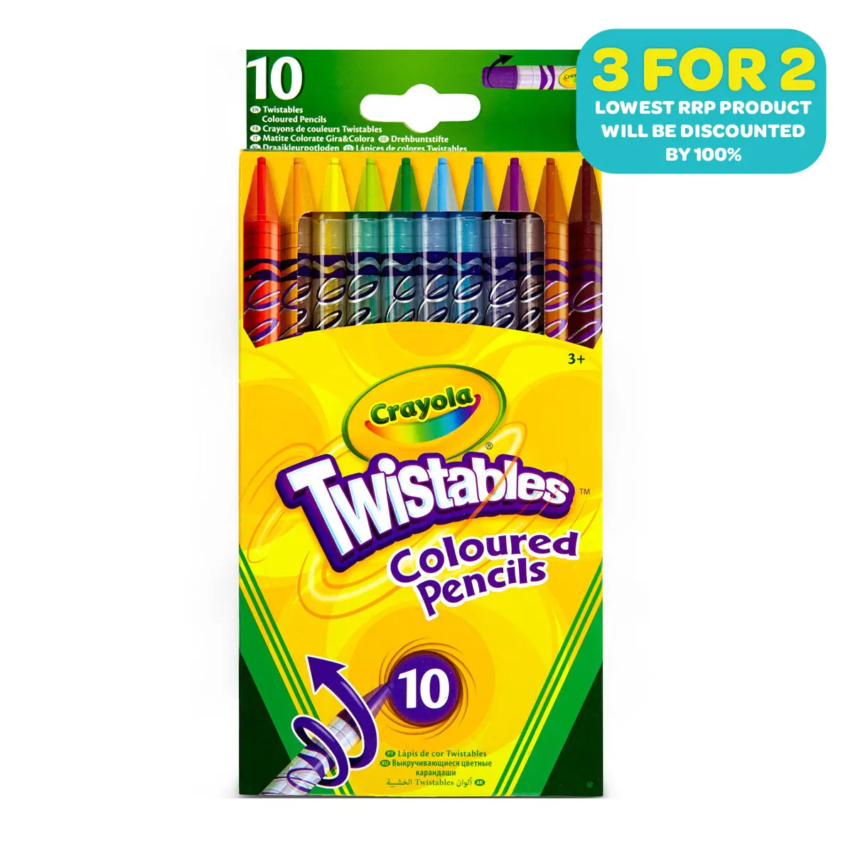 Crayola Twistables Coloured Pencils (10 Pack) 1