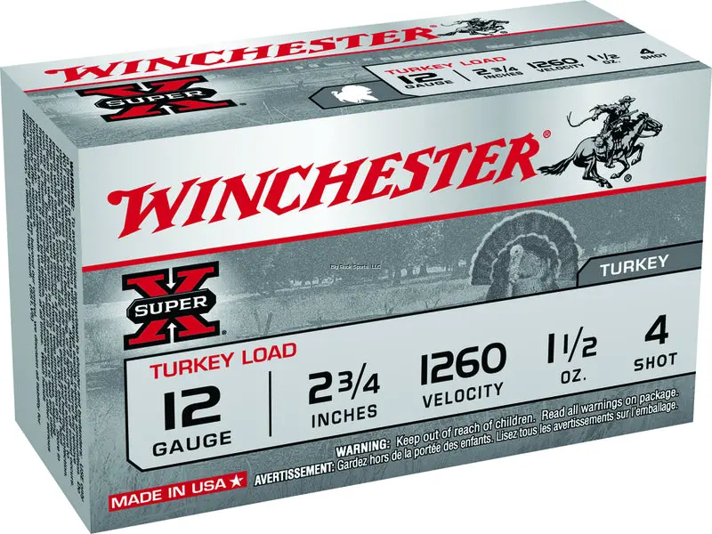 12 Gauge Winchester 2.75" 1260 Fps 4 Shot 1