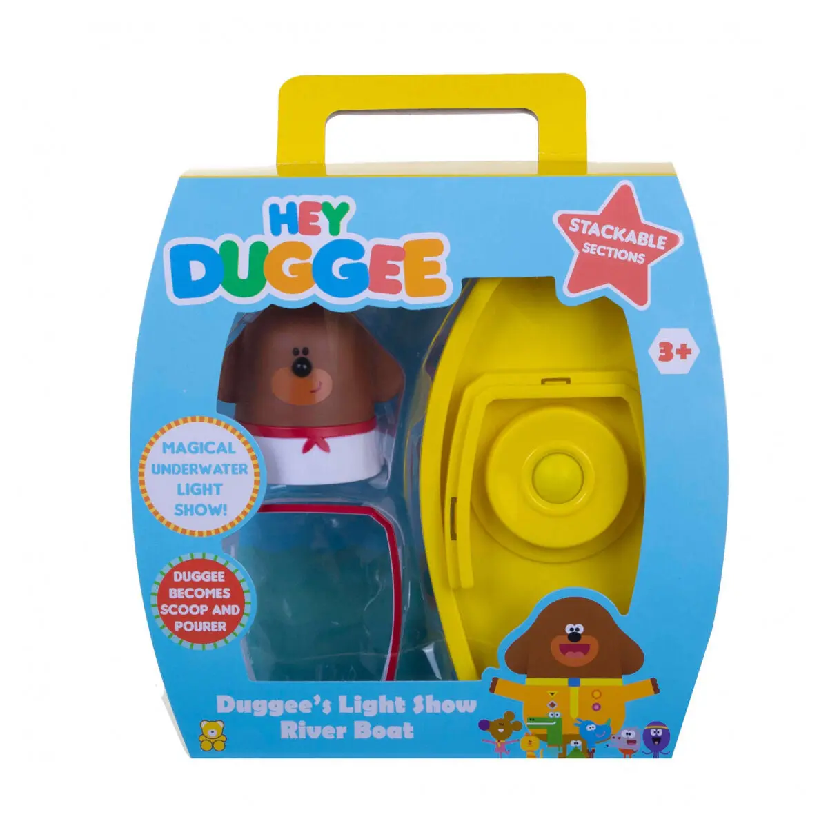 Hey Duggee Duggee's Light Show River Boat Bath Toy 1