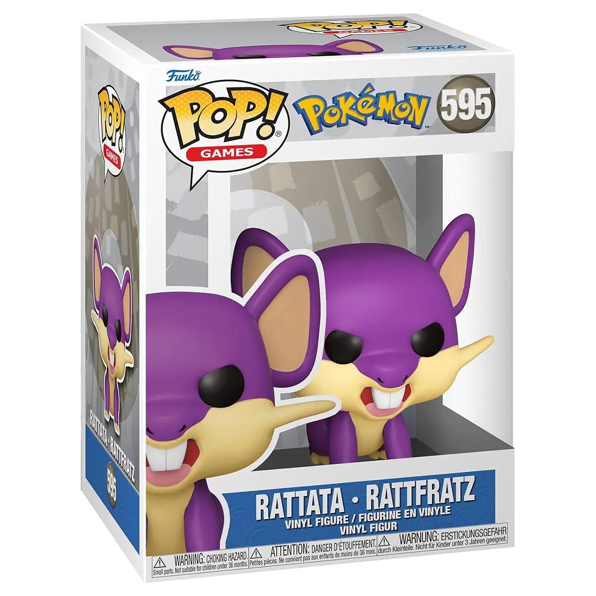 Funko Pop! Games: Pokémon: Rattata Vinyl Figure #595 1
