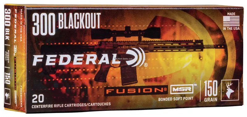 300 Blackout Federal Fusion Msr 150 Grain 1
