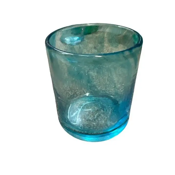 Freddie Blache Clear Blue Short Glass 1