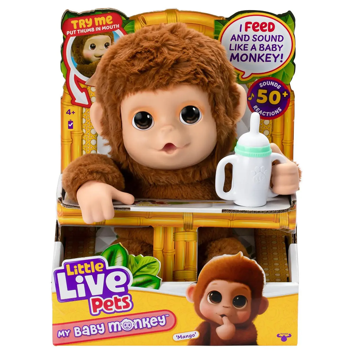 Little Live Pets My Baby Monkey Mango Interactive Pet 1