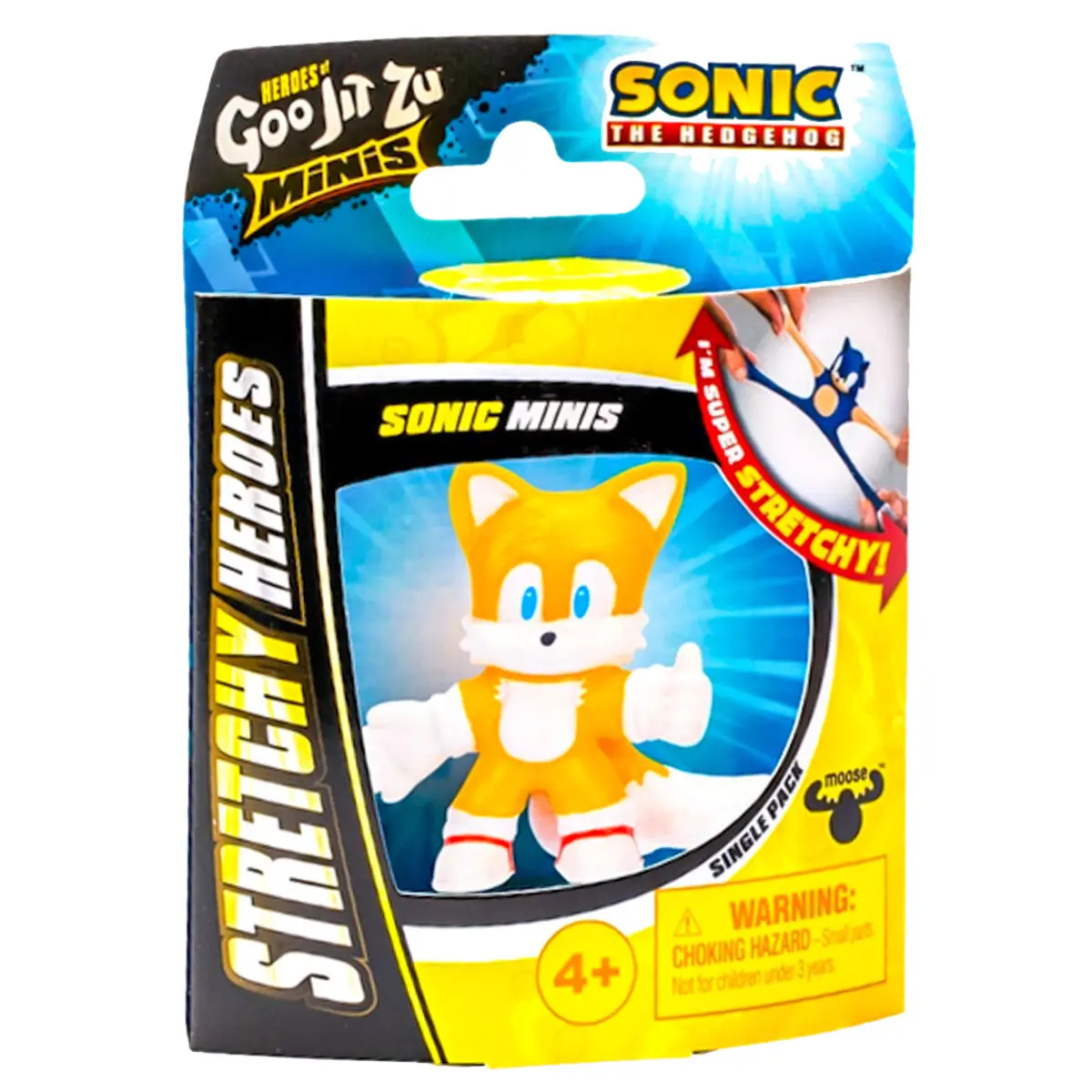 Heroes Of Goo Jit Zu Minis Sonic The Hedgehog Tails 2.5" Stretch Figure 1