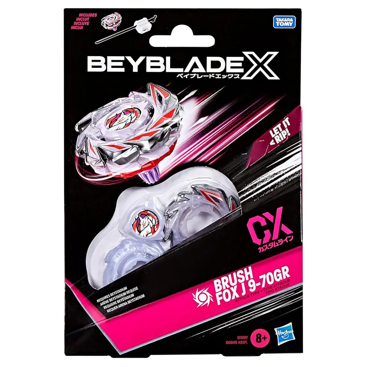 Beyblade X Brush Fox J 9-70Gr Cx Attack Type Starter Pack 1