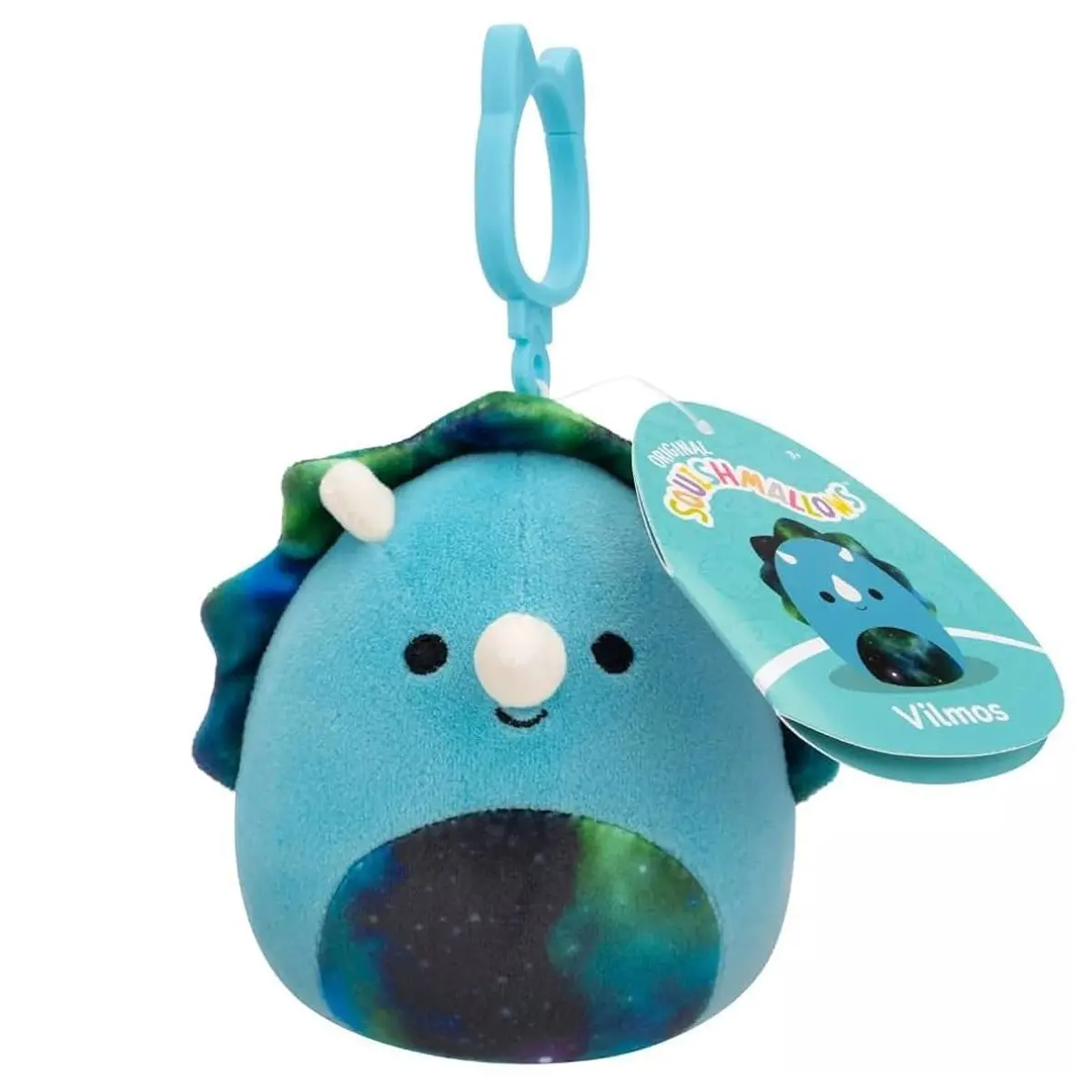 Squishmallows Mini Clip-On Vilmos Soft Toy 1