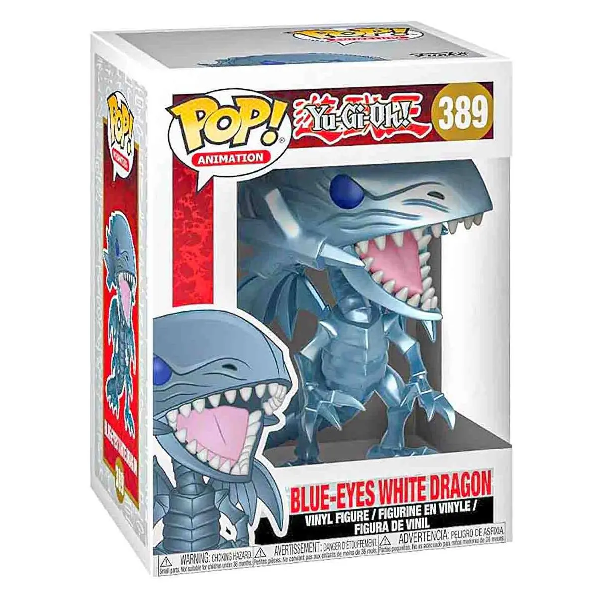 Funko Pop! Animation: Yu-Gi-Oh!: Blue Eyes White Dragon Vinyl Figure #389 1