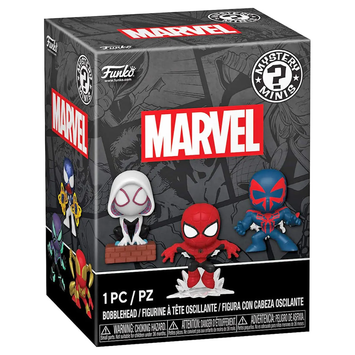 Funko Marvel: Spider-Man Mystery Minis Bobblehead Figure (Styles Vary) 1