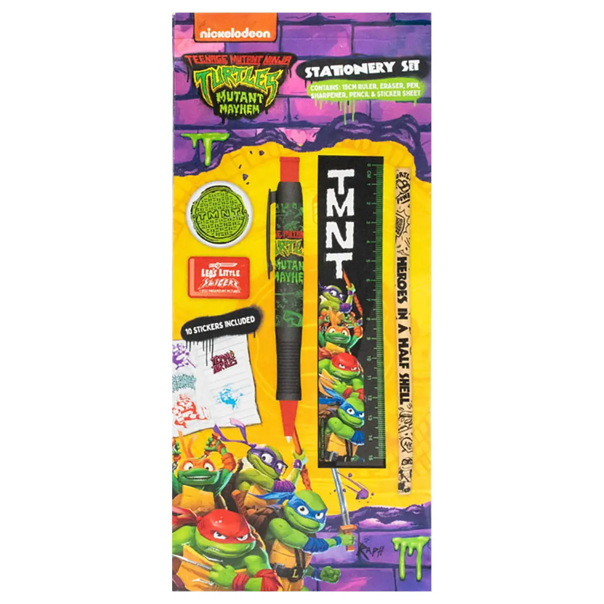 Teenage Mutant Ninja Turtles: Mutant Mayhem Stationery Set 1