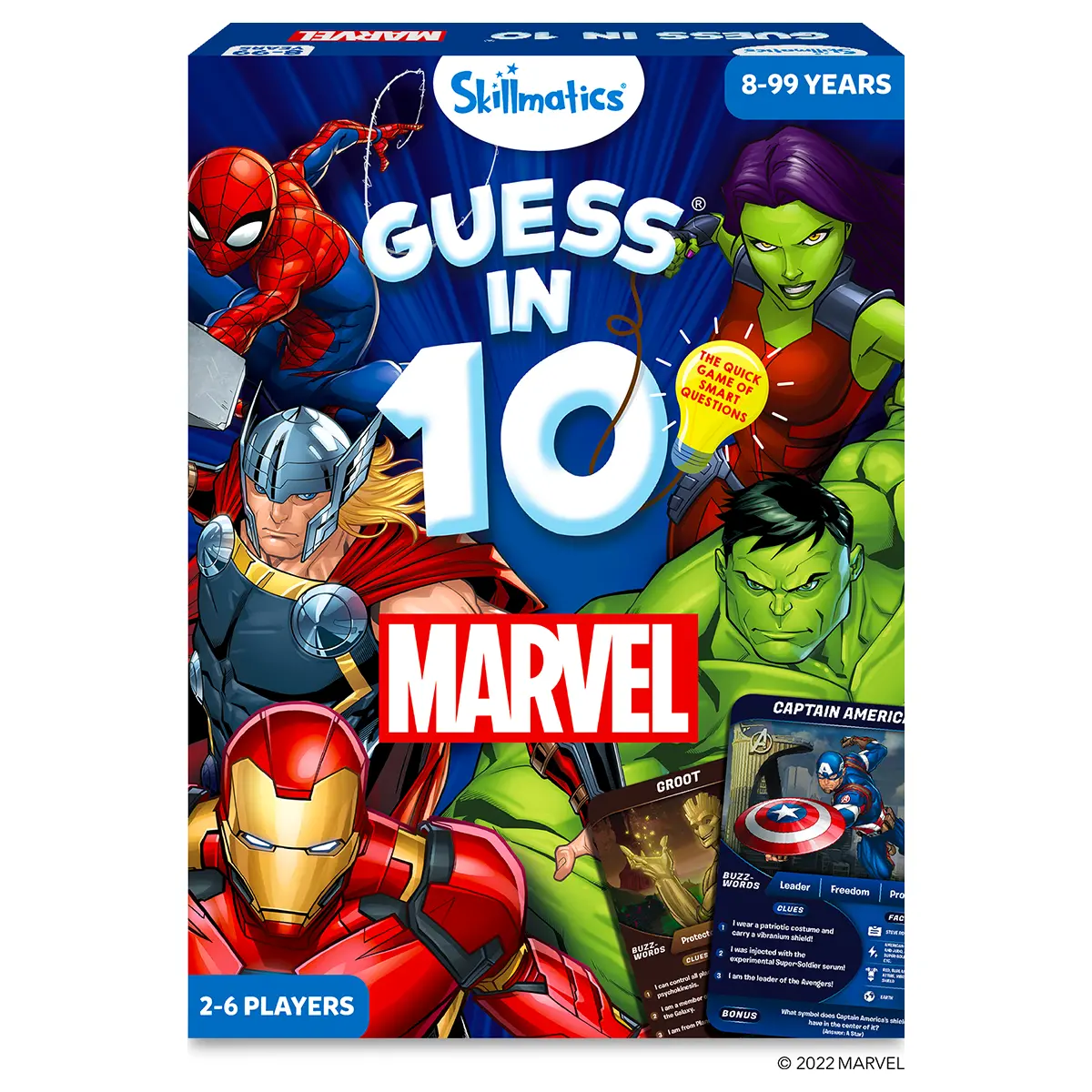Skillmatics Guess In 10: Marvel Card Game 1