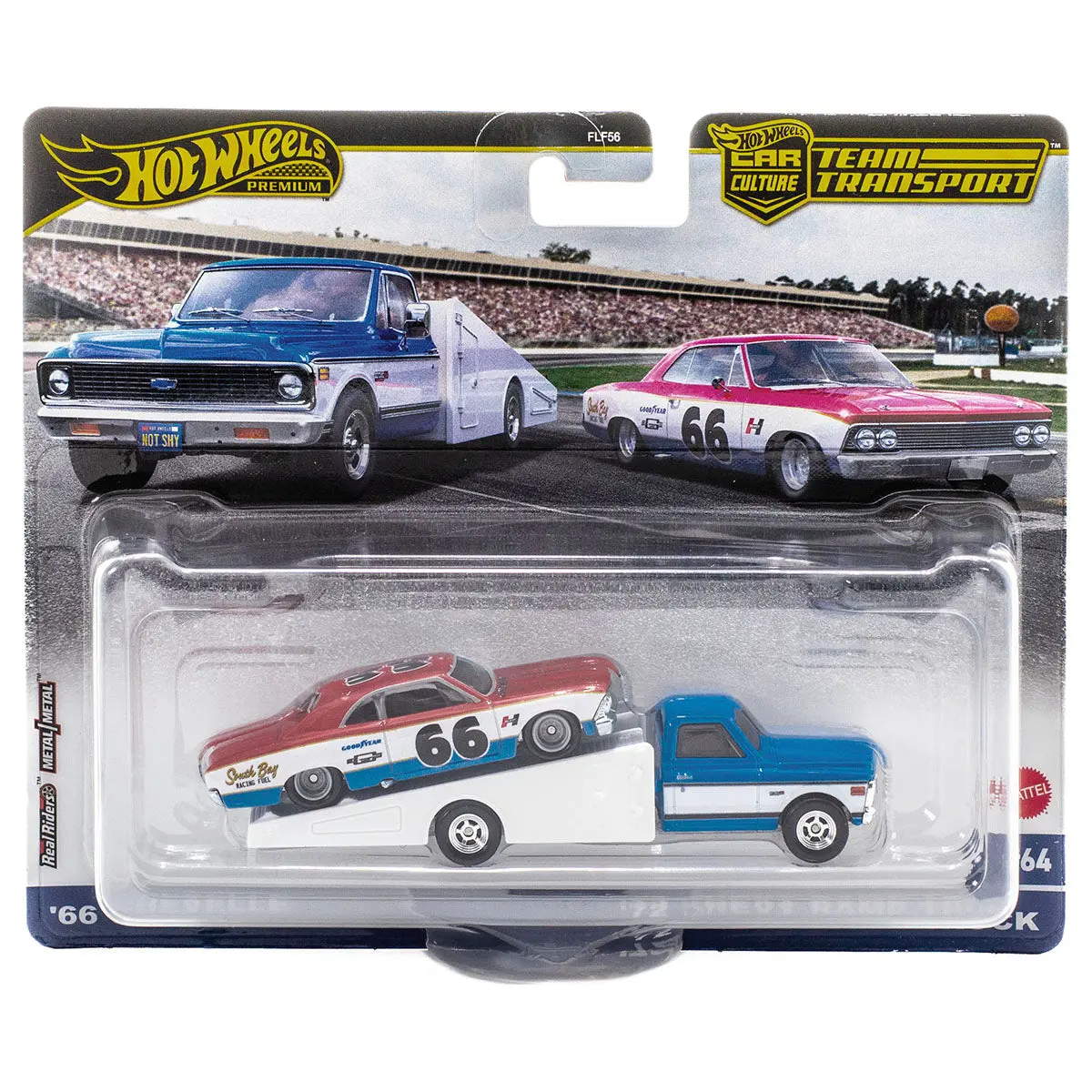 Hot Wheels Car Culture: Team Transport '66 Chevelle With '72 Chevy Ramp Truck 1