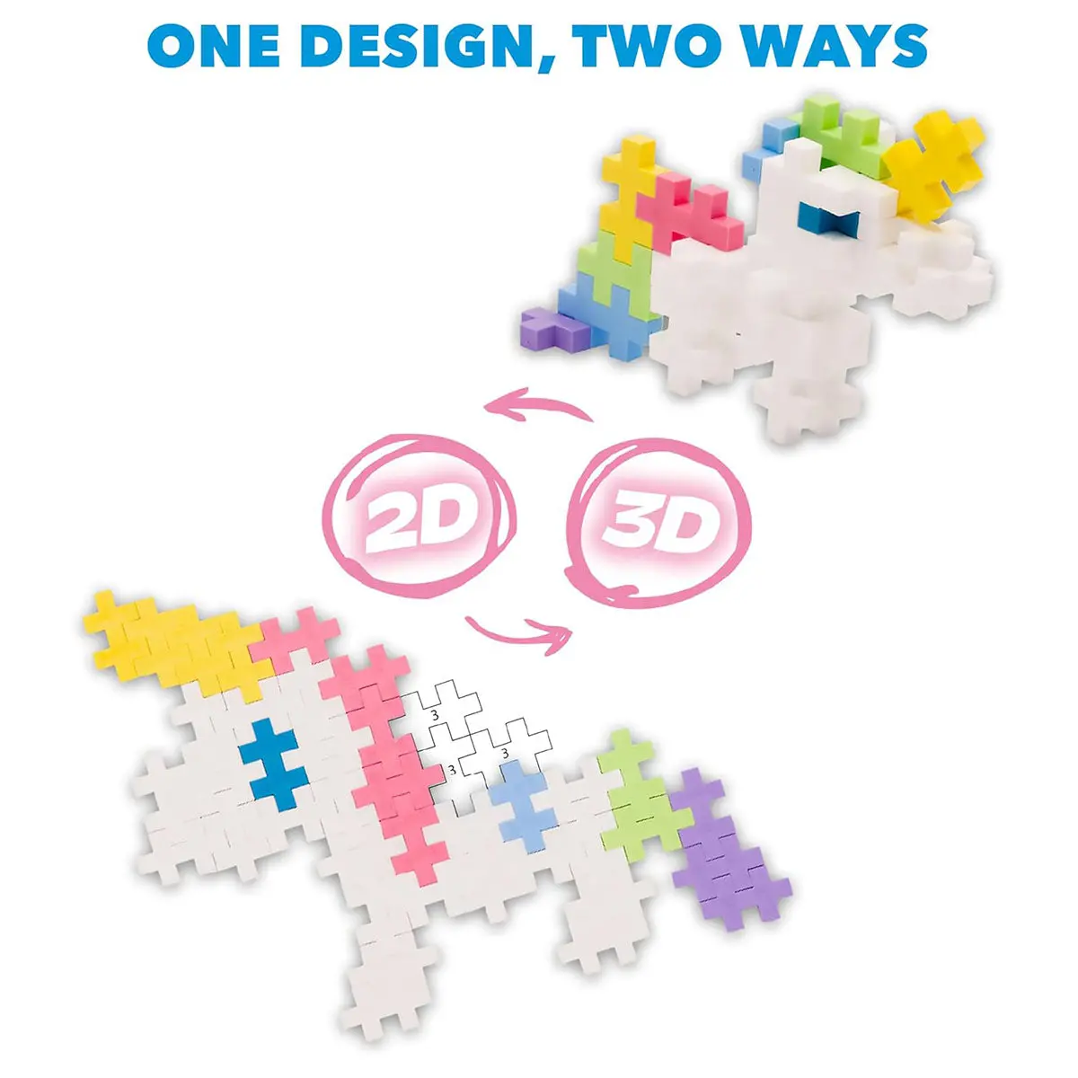 Plus-Plus Puzzle By Number Fairy Tale Activity Pad 2