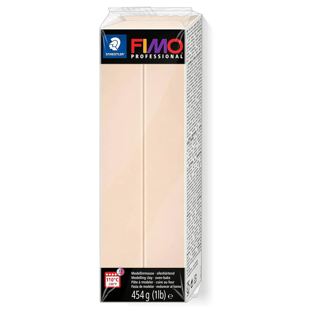 Staedtler Fimo Professional Beige Oven-Bake Modelling Clay 454G 1