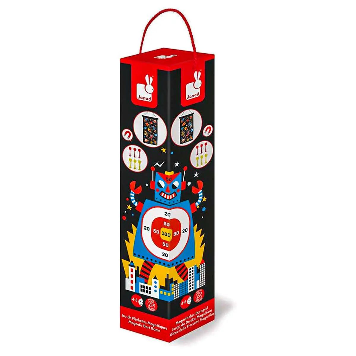 Janod Magnetic Dart Game - Robots 1