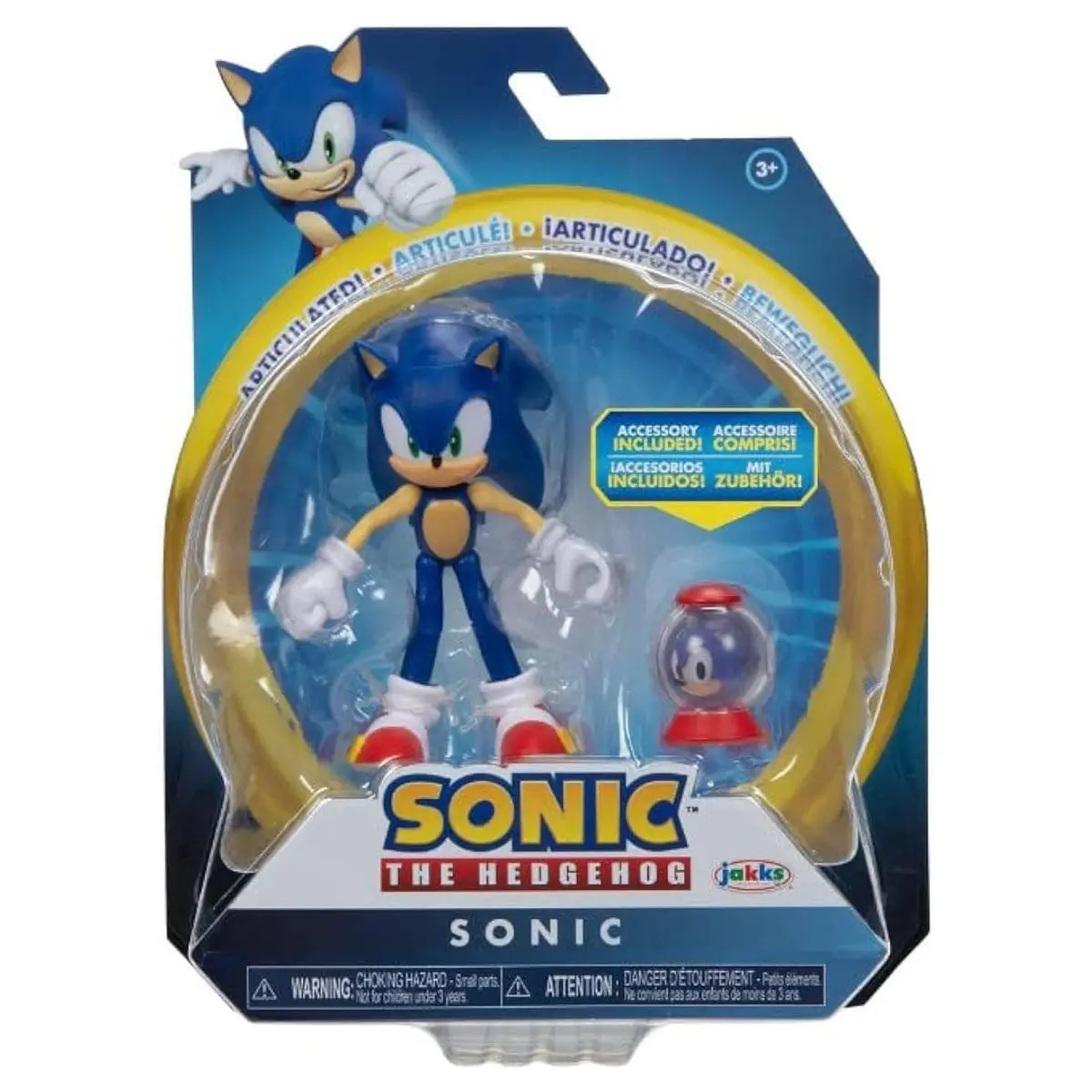 Sonic The Hedgehog Sonic 4" Figure 1