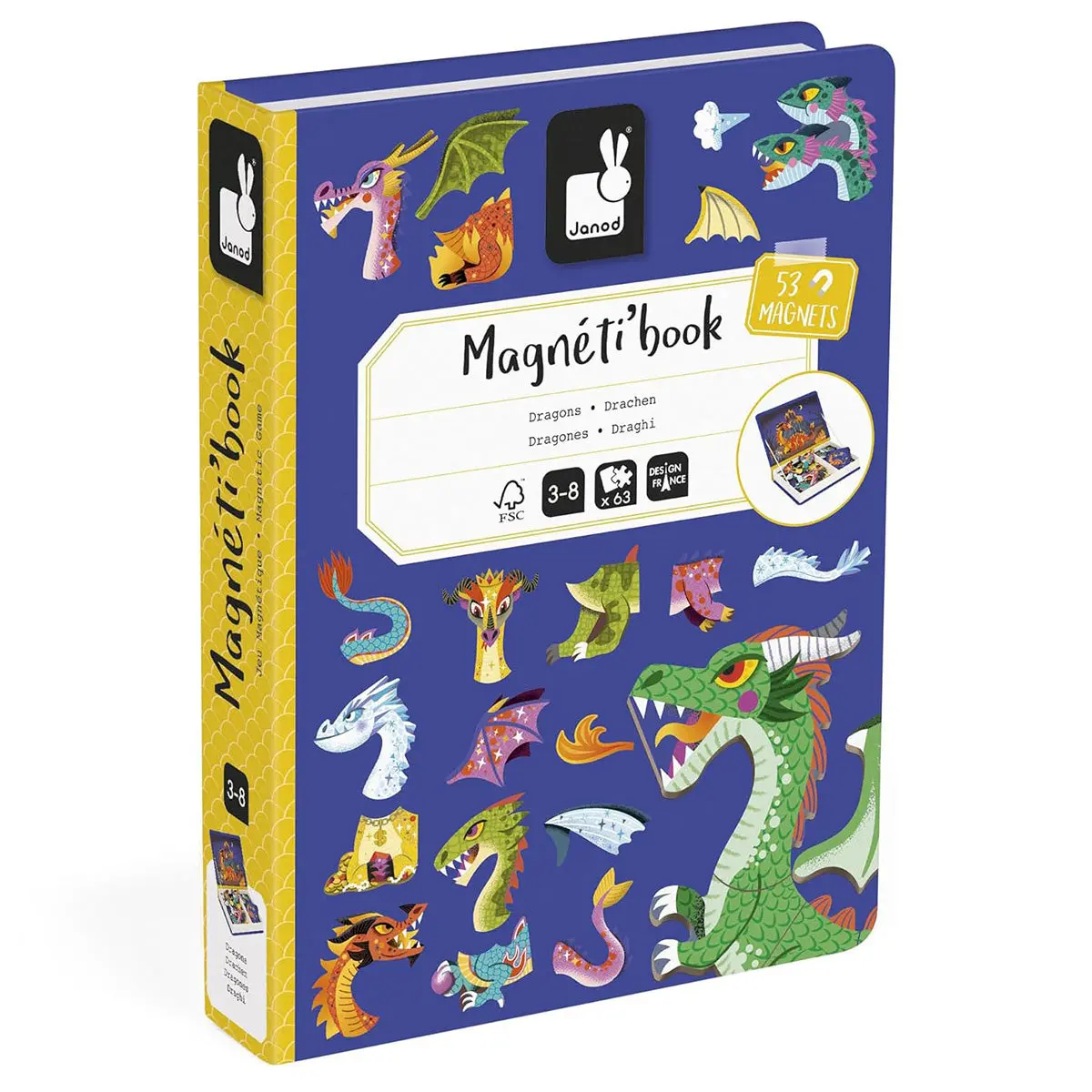 Janod Magneti'book Dragons Set 1