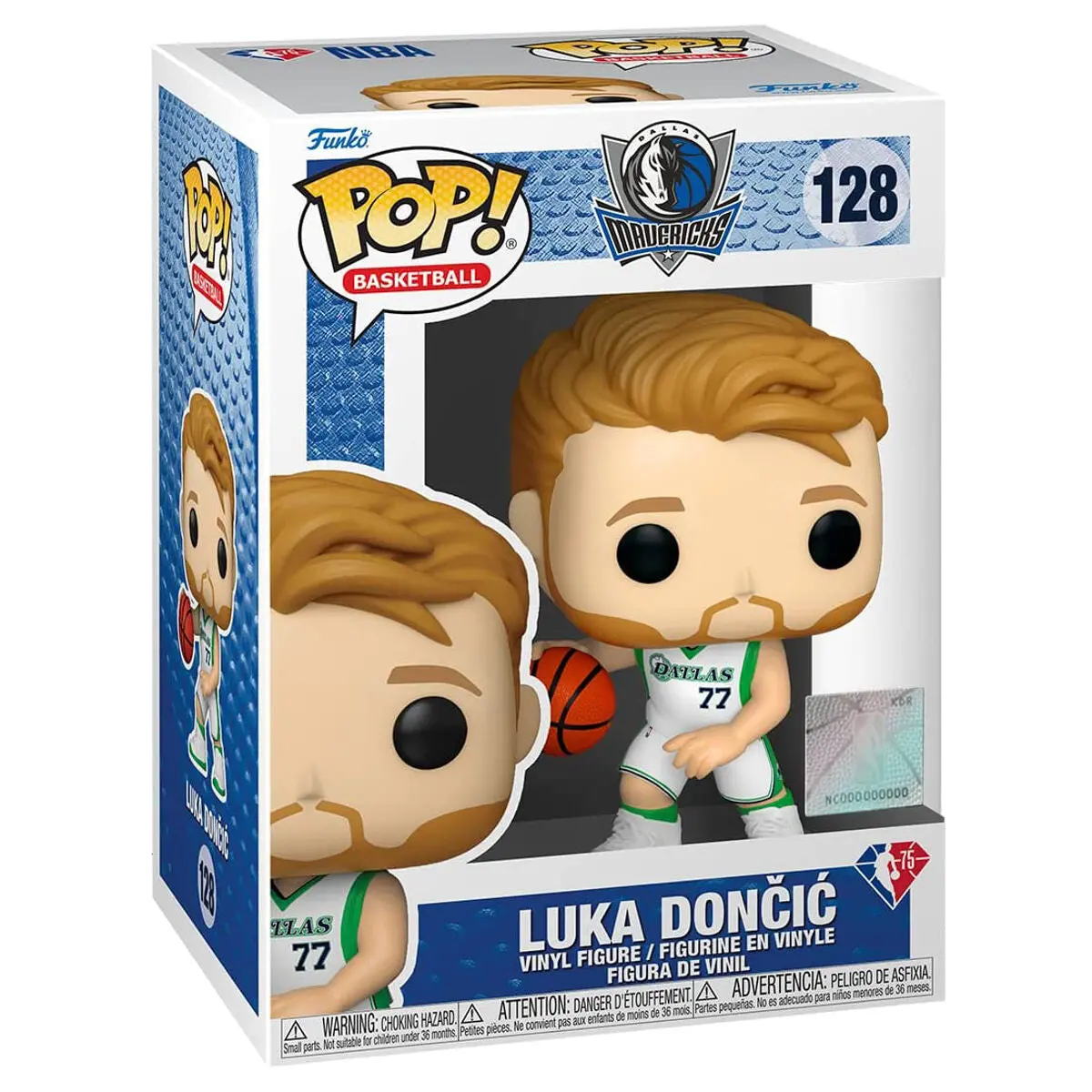 Funko Pop! Basketball: Dallas Mavericks Luka Dončić Vinyl Figure #128 1