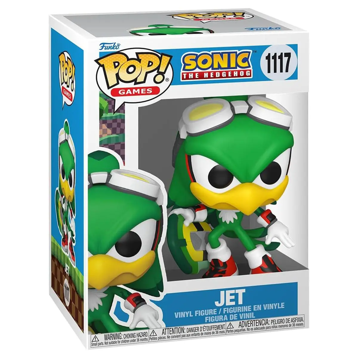 Funko Pop! Games: Sonic The Hedgehog: Jet With Board Vinyl Figure #1117 1