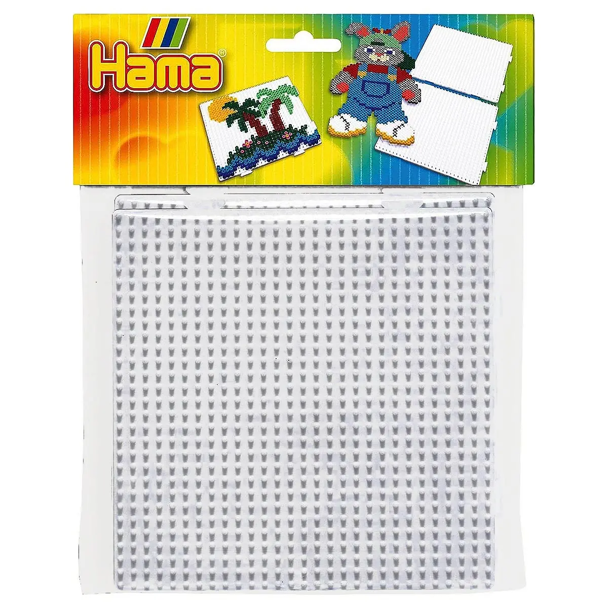 Hama Large Square Pegboard (2 Pack) 1