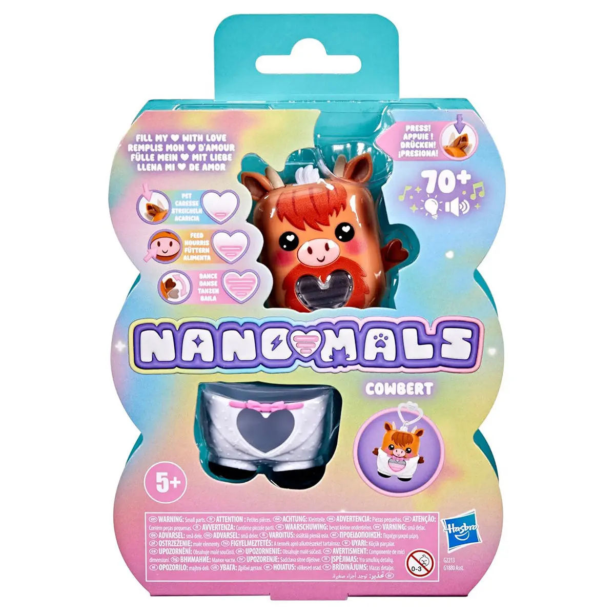 Nano-Mals Cowbert The Highland Cow Interactive Pet 1