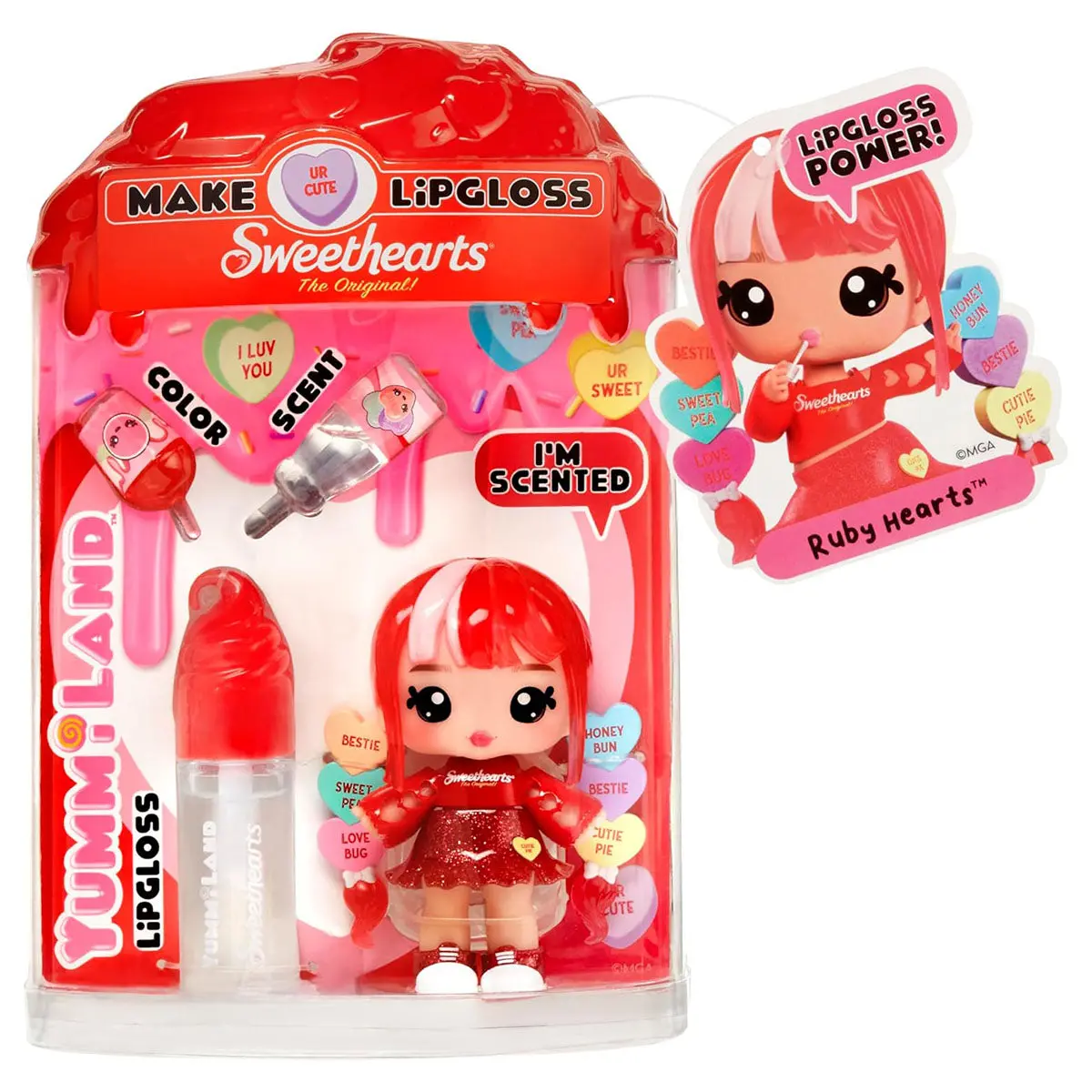 Yummiland Sweethearts Ruby Hearts Doll Lip Gloss Kit 1