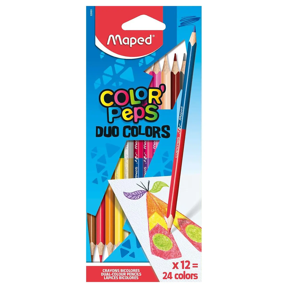 Maped Color'peps Duo Colours Pencils (12 Pack) 1