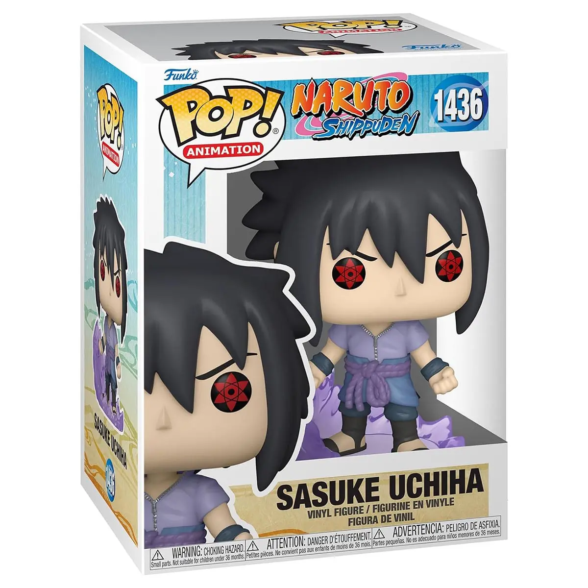Funko Pop! Animation: Naruto Shippuden: Sasuke Uchiha Vinyl Figure #1436 1