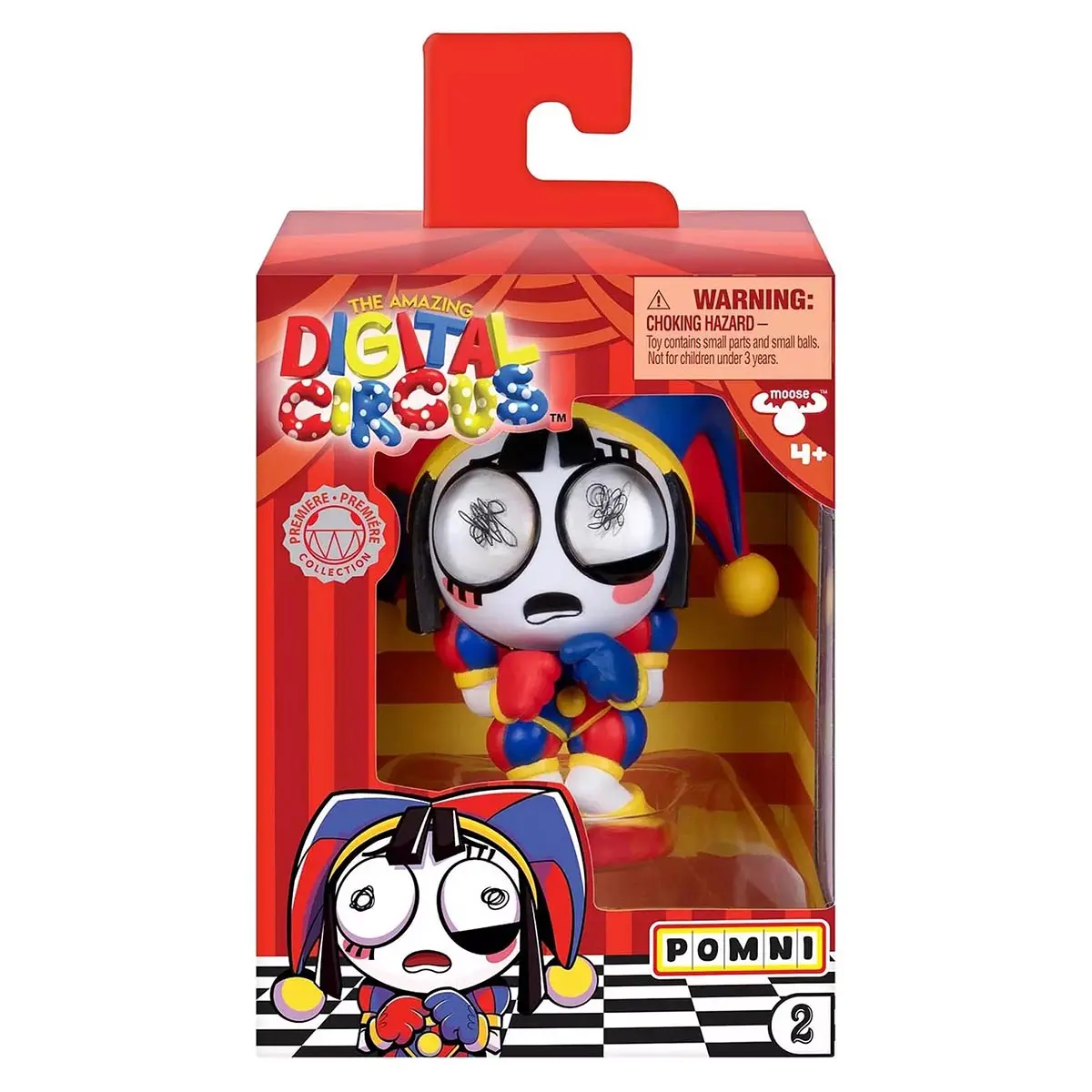 The Amazing Digital Circus Pomni 4" Vinyl Figure 1