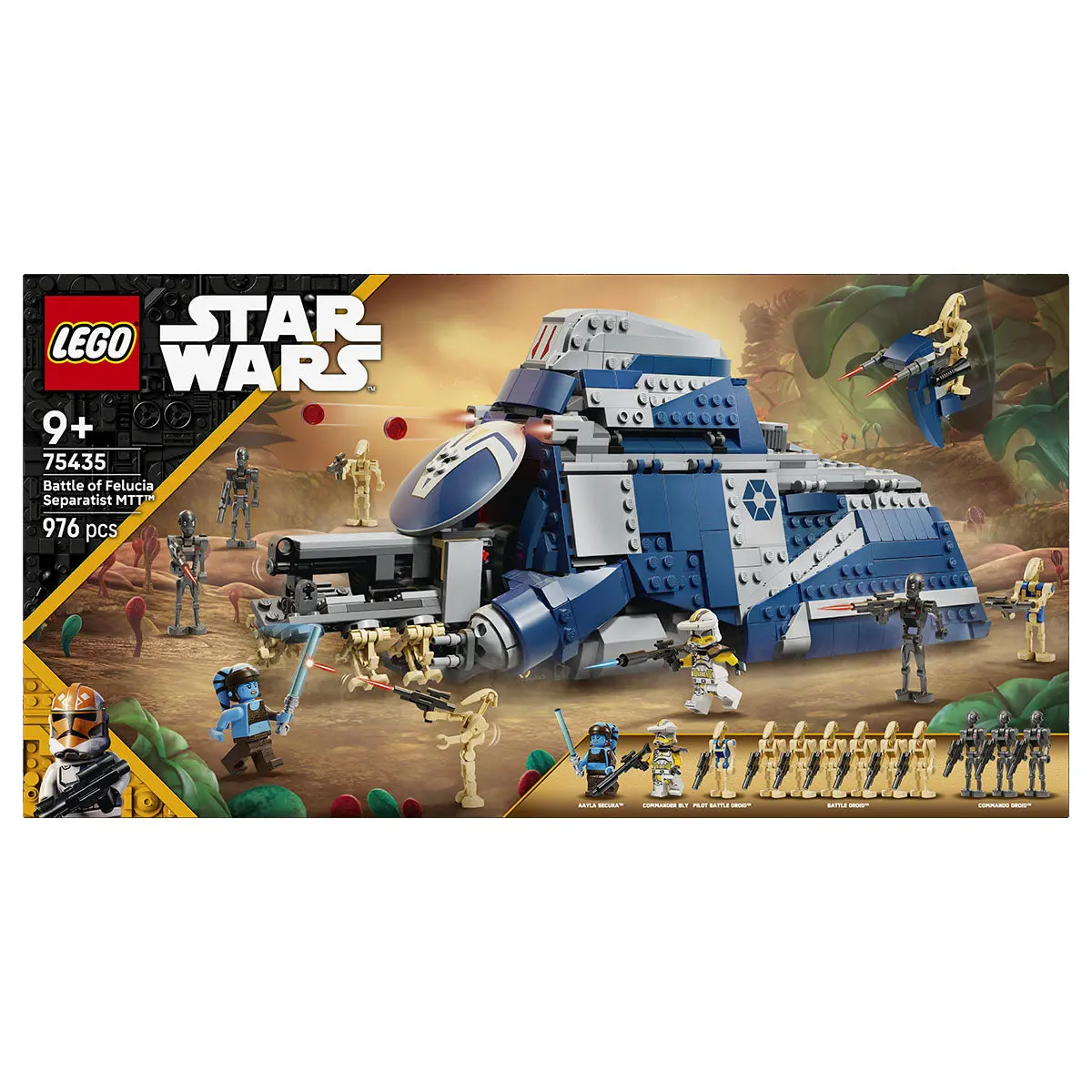Lego Star Wars: Battle Of Felucia Separatist Mtt Building Set 1