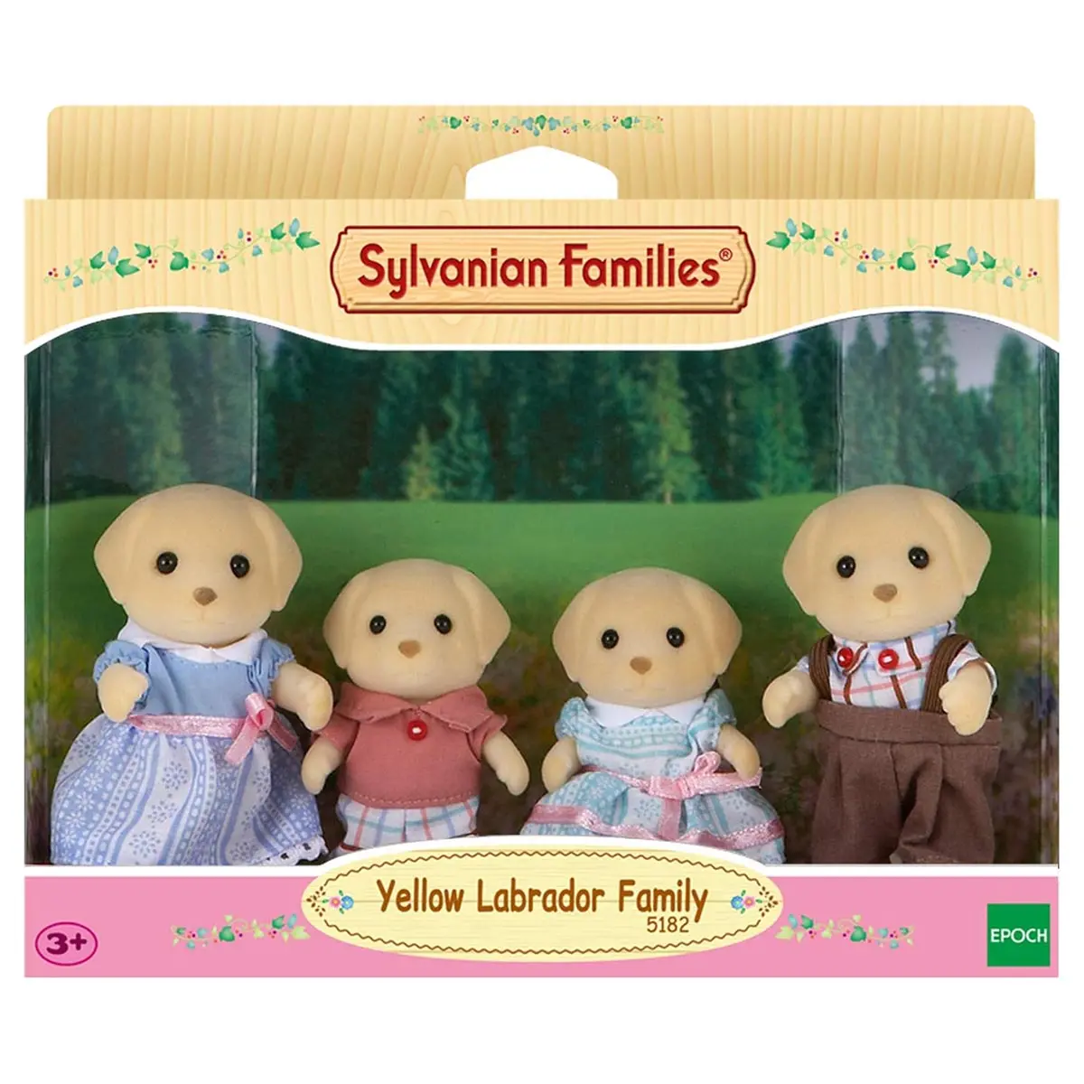 Sylvanian Families Yellow Labrador Family Figures (4 Pack) 1