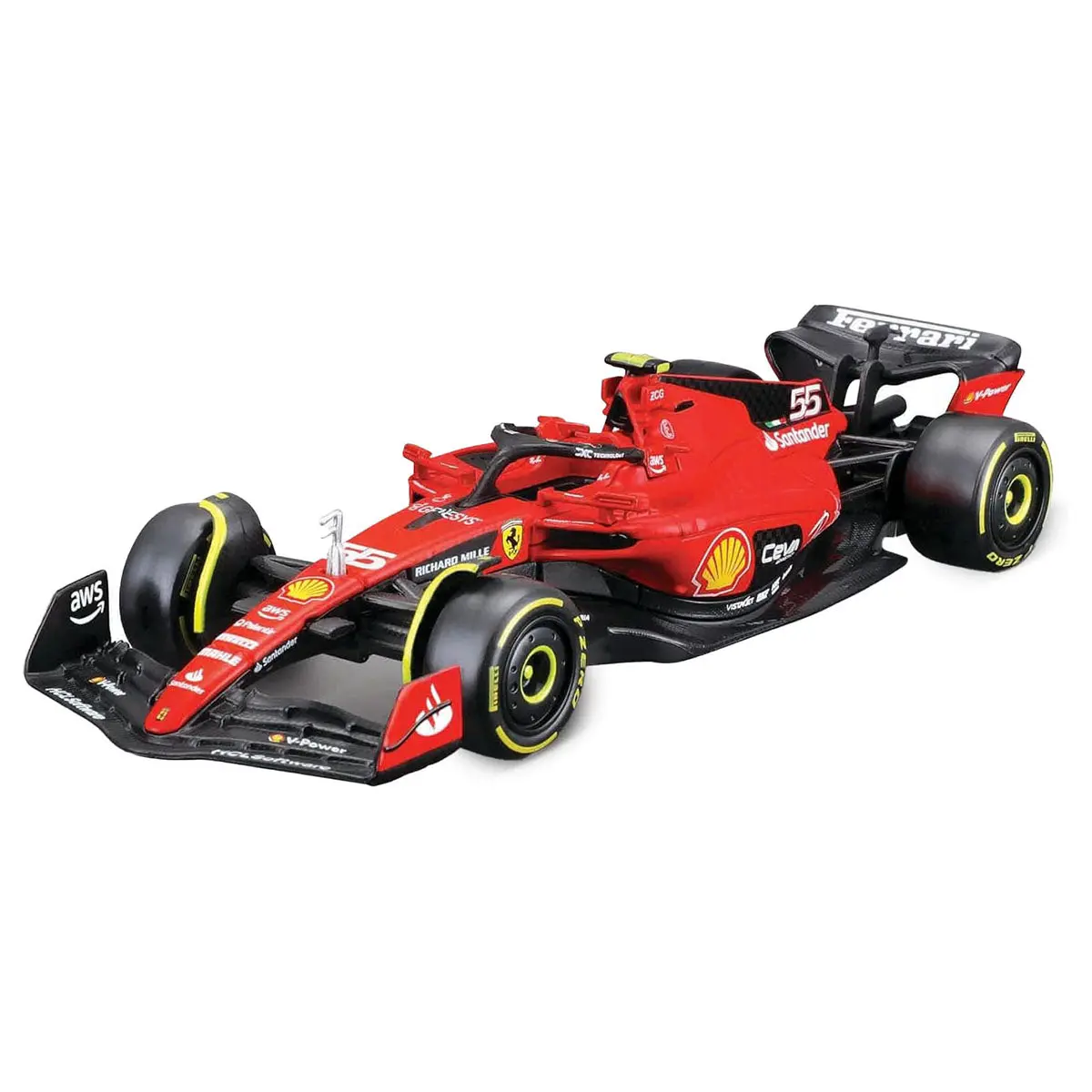Bburago Ferrari F1 Sf-23 Carlos Sainz 1:43 Race Car 2