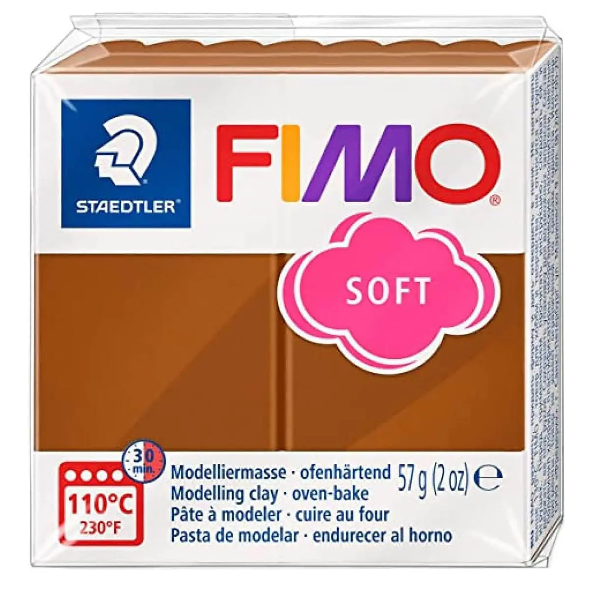 Staedtler Fimo Soft Caramel Oven-Bake Modelling Clay 57G 1
