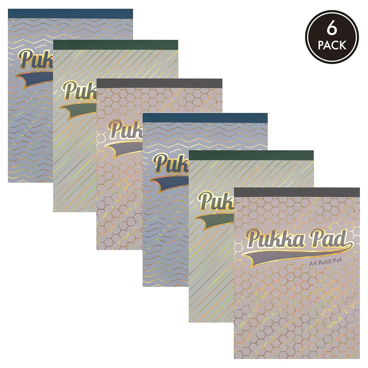 Pukka Pad Haze A4 Refill Pad Assorted (6 Pack) 1