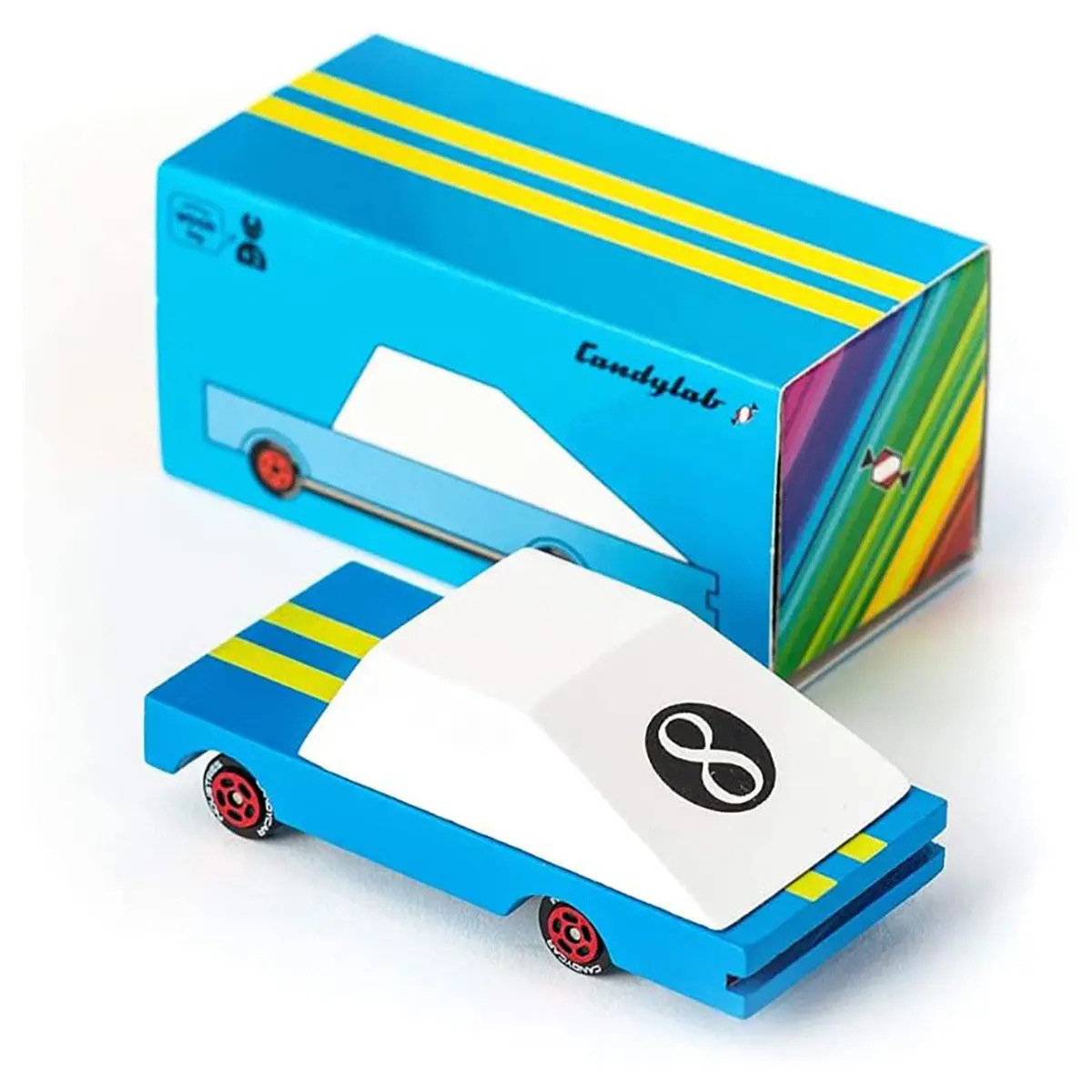 Candylab Candycar Blue Racer Wooden Vehicle 1