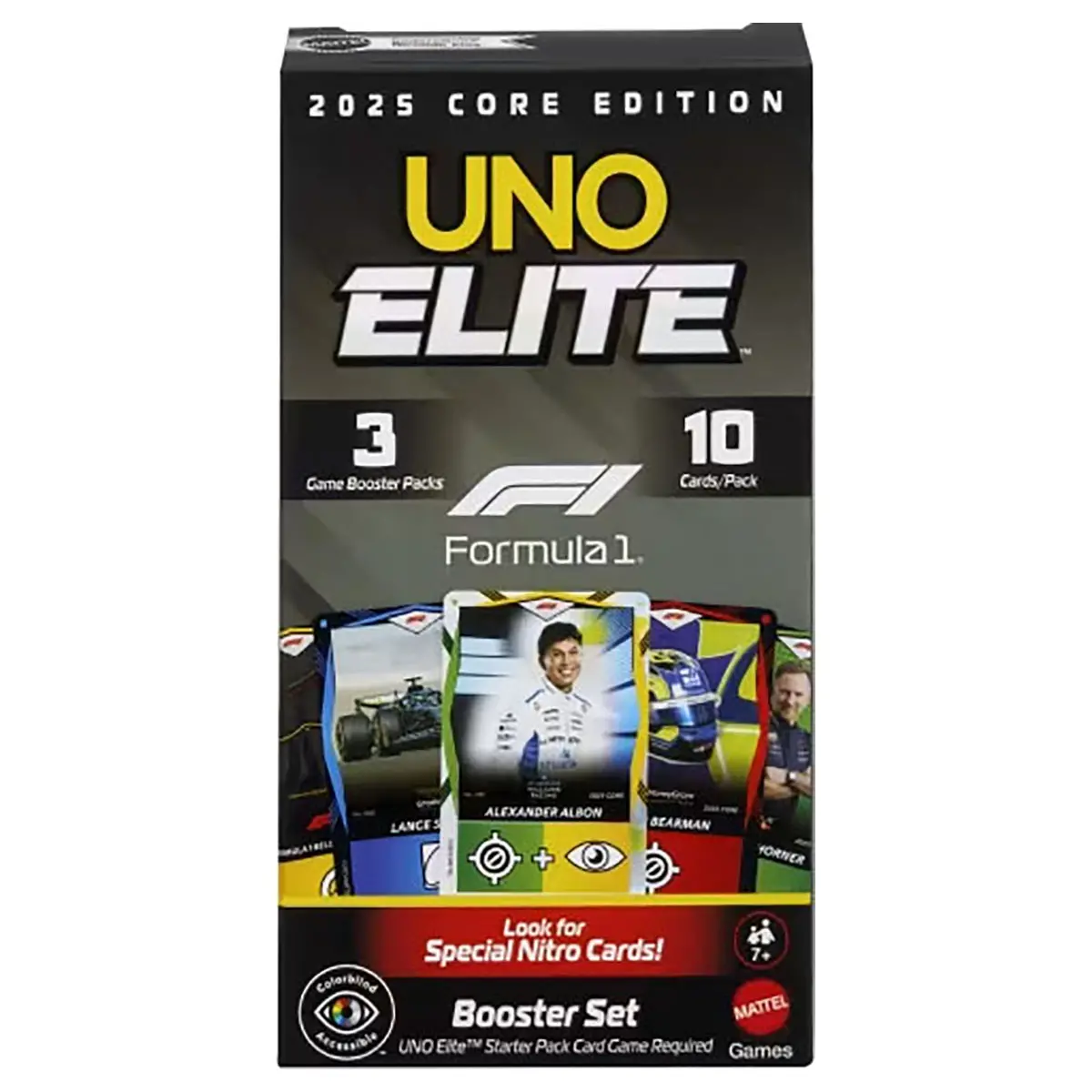 Uno Elite Formula 1 Booster Set Card Game 1
