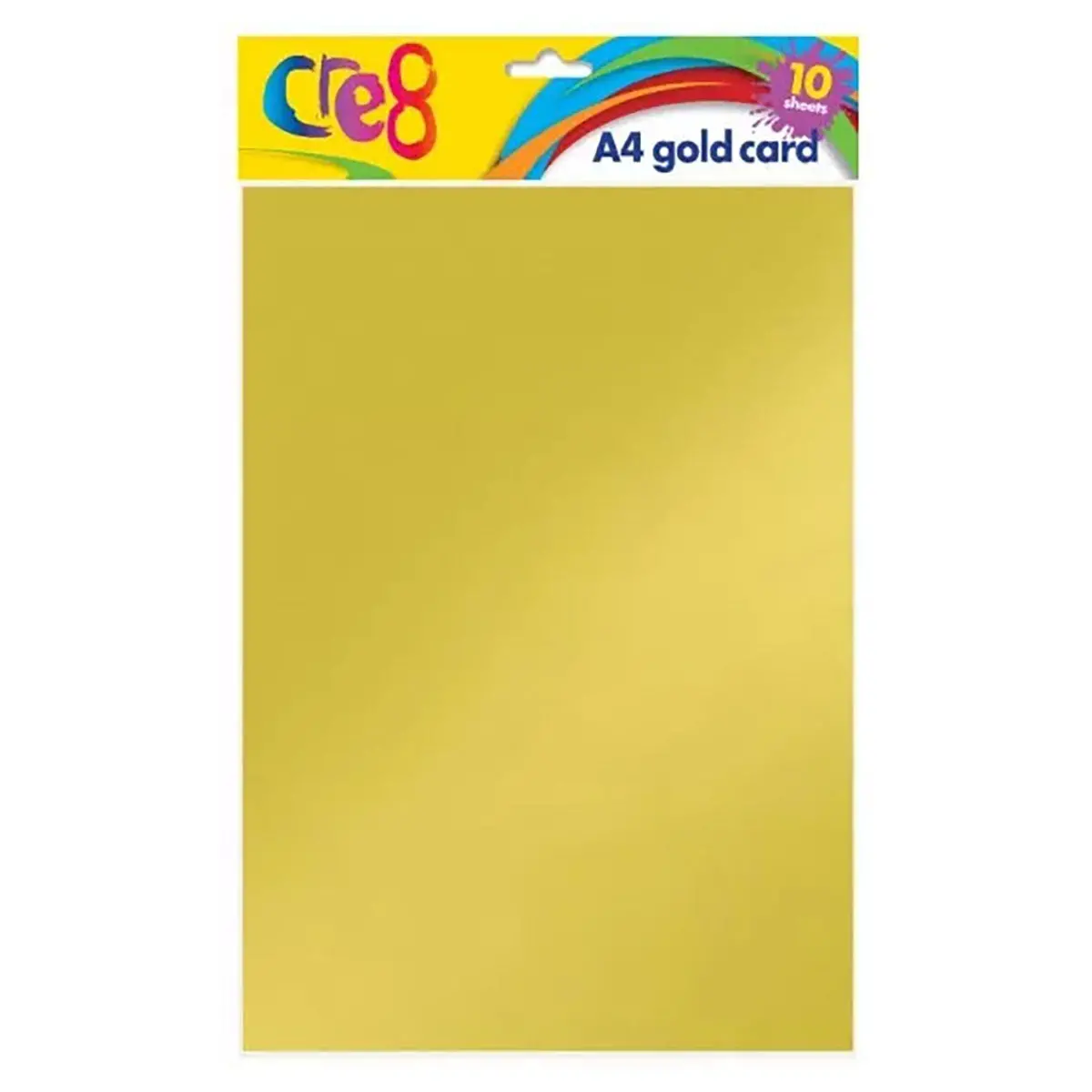 Cre8 A4 Gold Card (10 Pack) 1