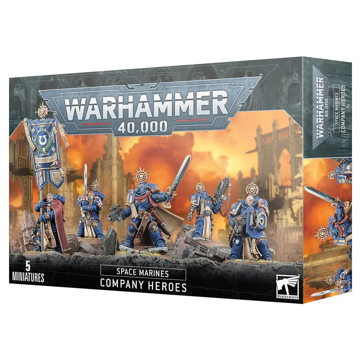 Warhammer 40,000 Space Marines: Company Heroes Miniatures Set 1