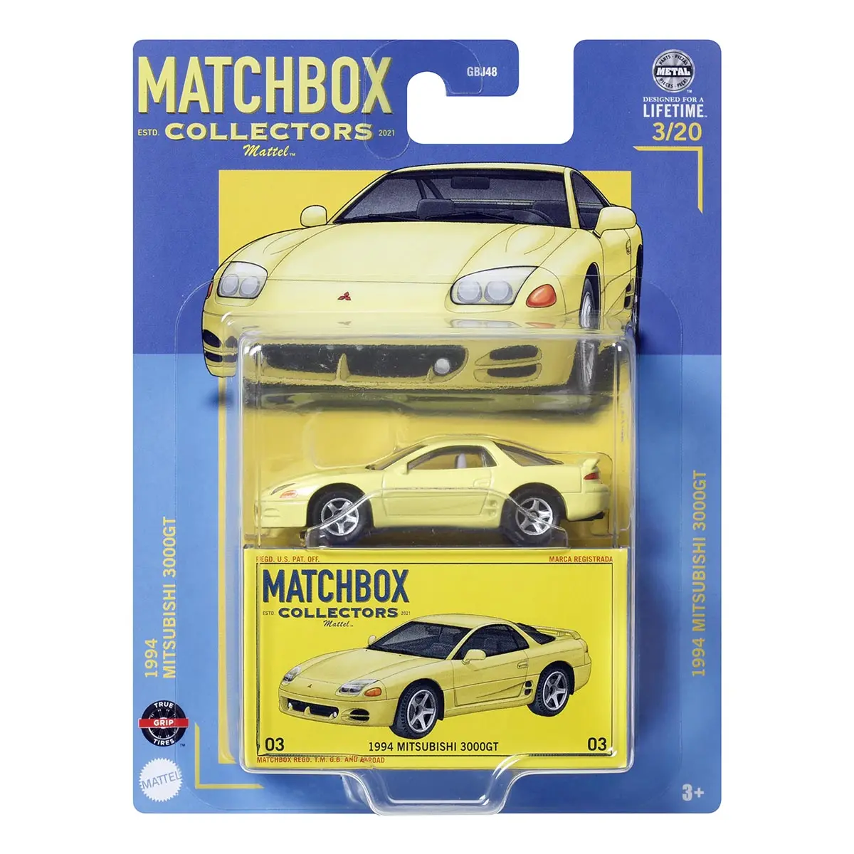 Matchbox Premium Collector Series 70 Years -1994 Mitsubishi 3000Gt - 3/20 1