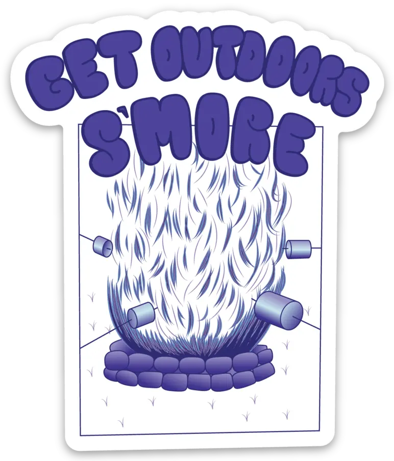Rbo Get Outdoors S'more Sticker 1