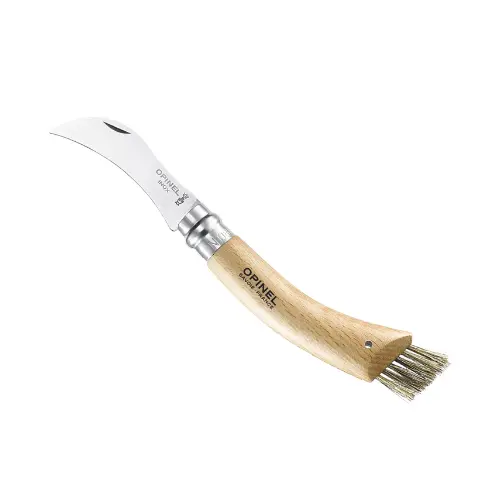Opinel No.08 Mushroom Knife With Brush 1