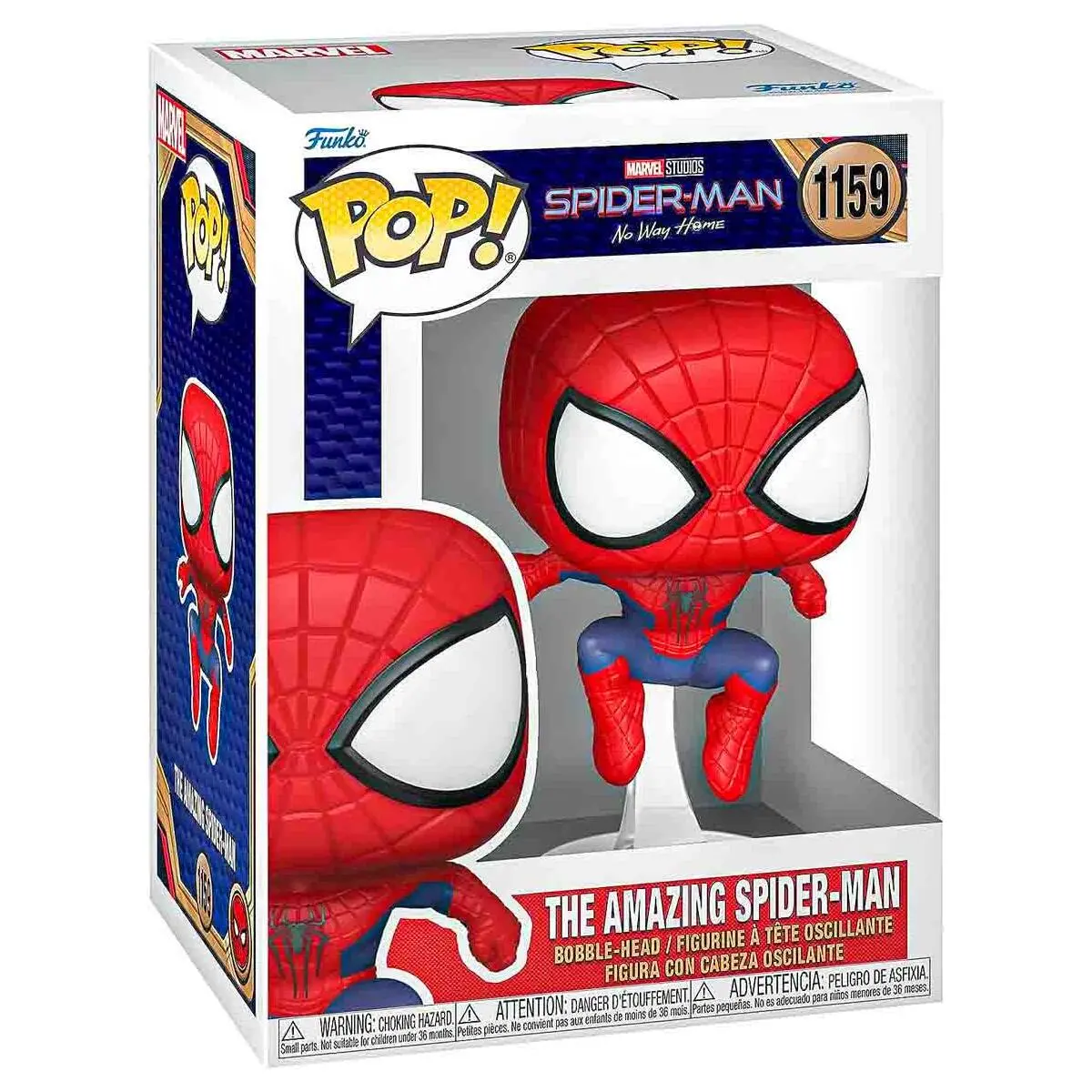 Funko Pop! Spider-Man: No Way Home: The Amazing Spider-Man Bobble-Head Figure #1159 1