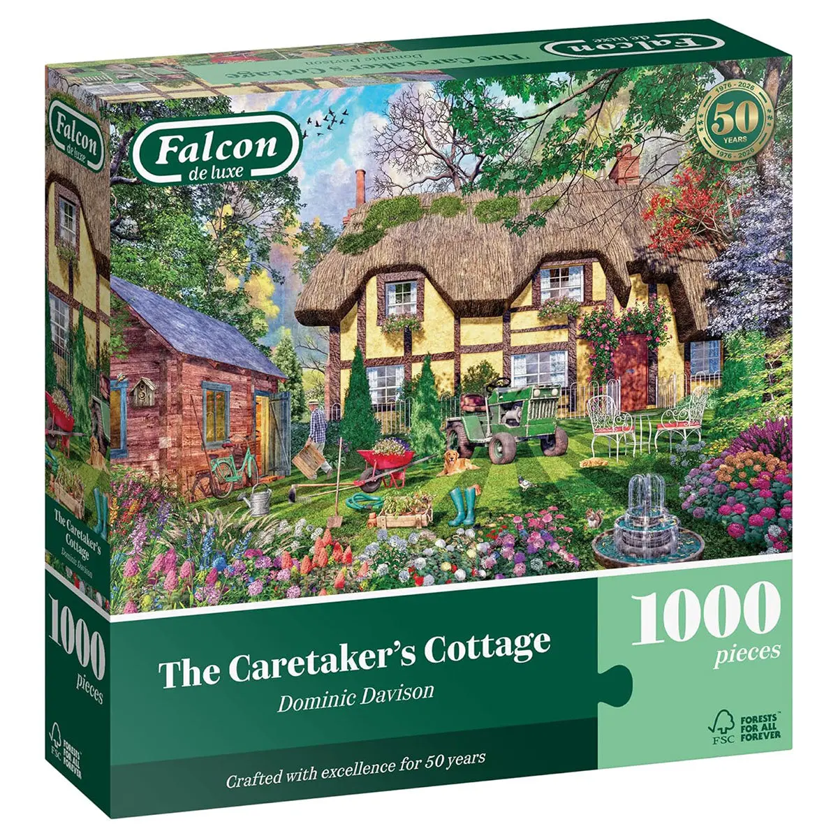 Falcon De Luxe The Caretaker's Cottage 1000 Piece Jigsaw Puzzle 1