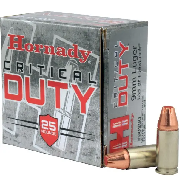 9Mm Luger Hornady 135 Gr Flexlock® Critical Duty® 1