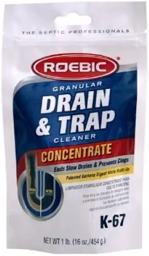 Roebic K-67Gdb-12 16 Oz Pouch Of Granular Drain & Trap Buildup Remover - Quantity Of 2 1