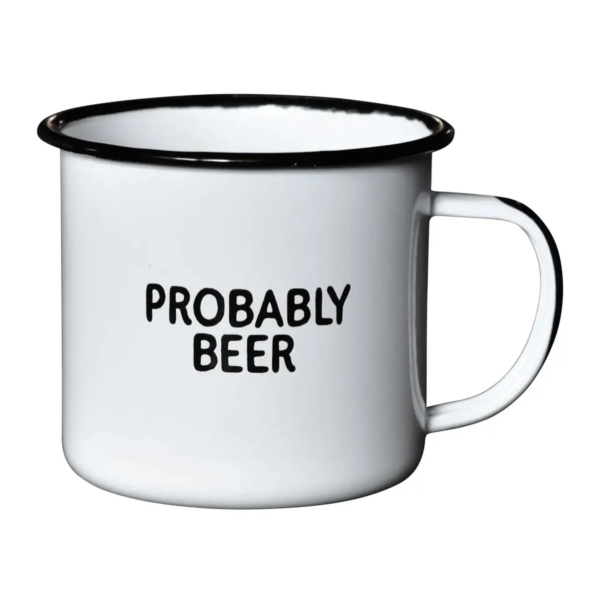 Probably Beer Enamel Mug 1